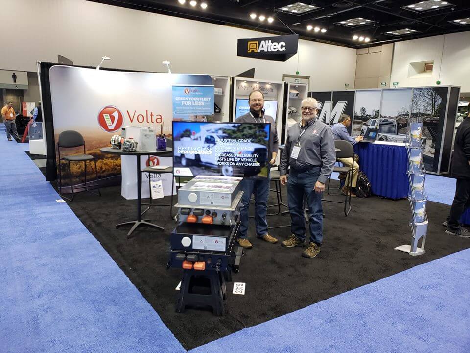 Voltagen visits NTEA to showcase WALTCO, Hiab partnership